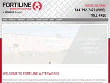 Tablet Screenshot of fortiline.com
